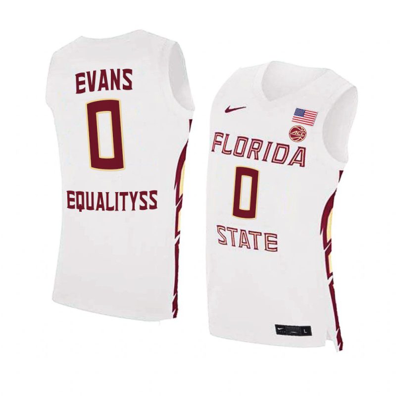 rayquan evans swingman jersey basketball white