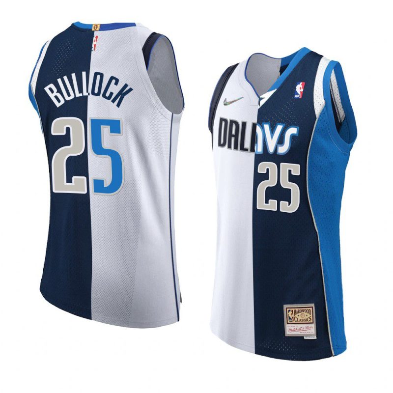 reggie bullock navy white ancient split modern jersey