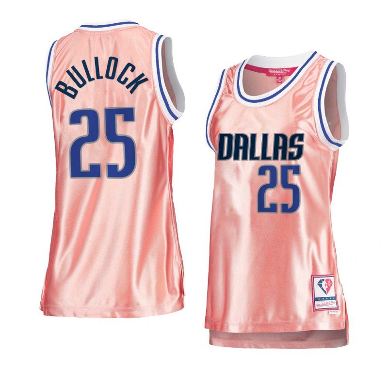 reggie bullock women 75th anniversary jersey rose gold pink