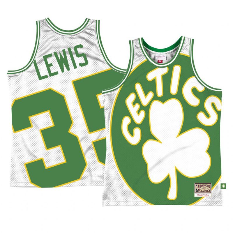 reggie lewis swingmanjersey big face 2.0 white