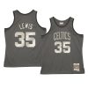 reggie lewis swingmanjersey metal works gray