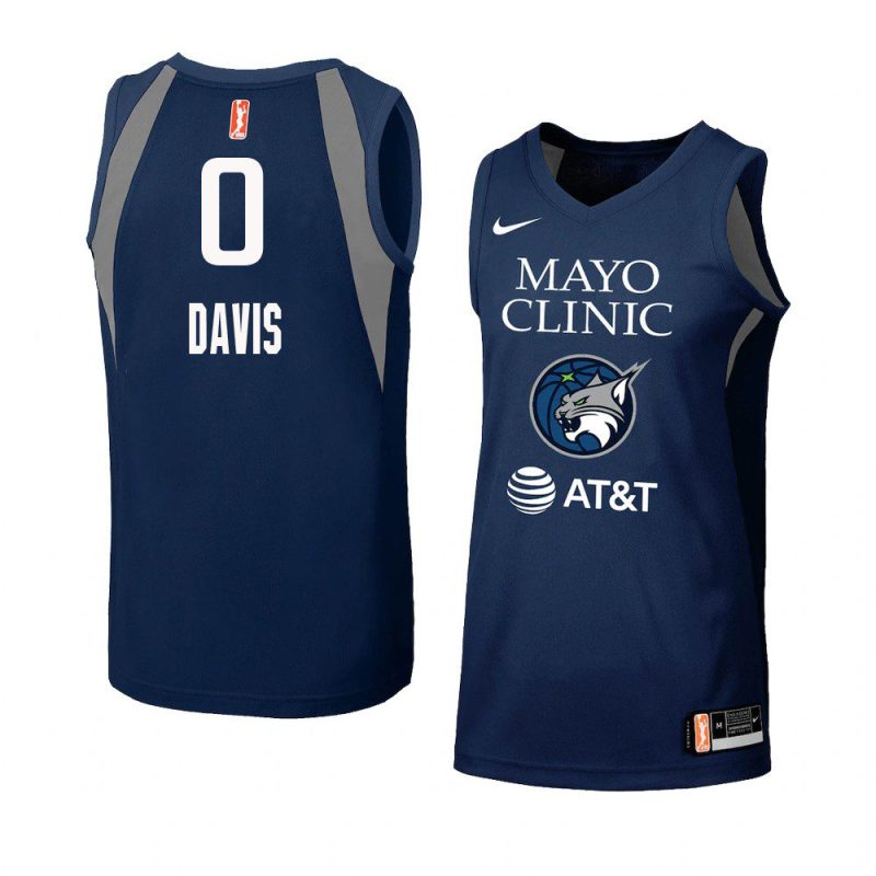 rennia davis women's jersey swingman navy 2021