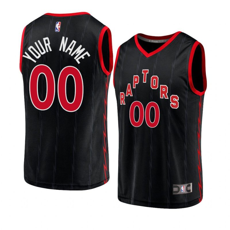 replica custom jersey statement black