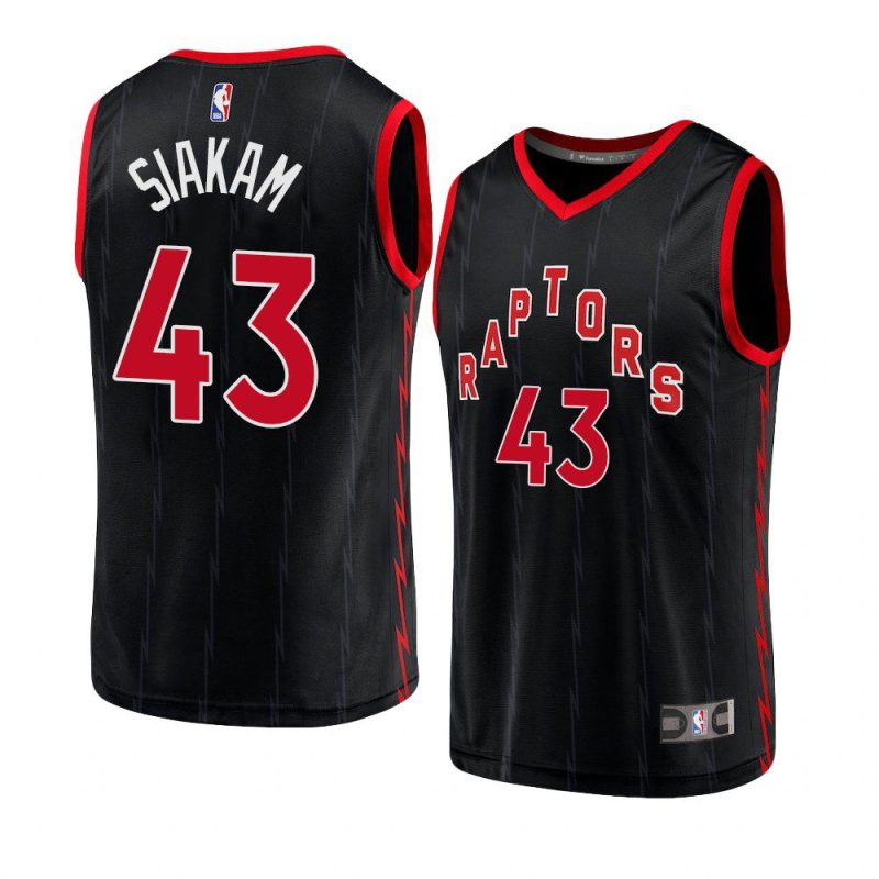 replica pascal siakam jersey statement black