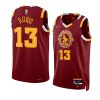 ricky rubio men diamond 75th jersey city edition red