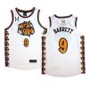 rj barrett knicks graffiti fashion fitjersey white