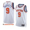 rj barrett knicksjersey 2022 23association edition whiteswingman