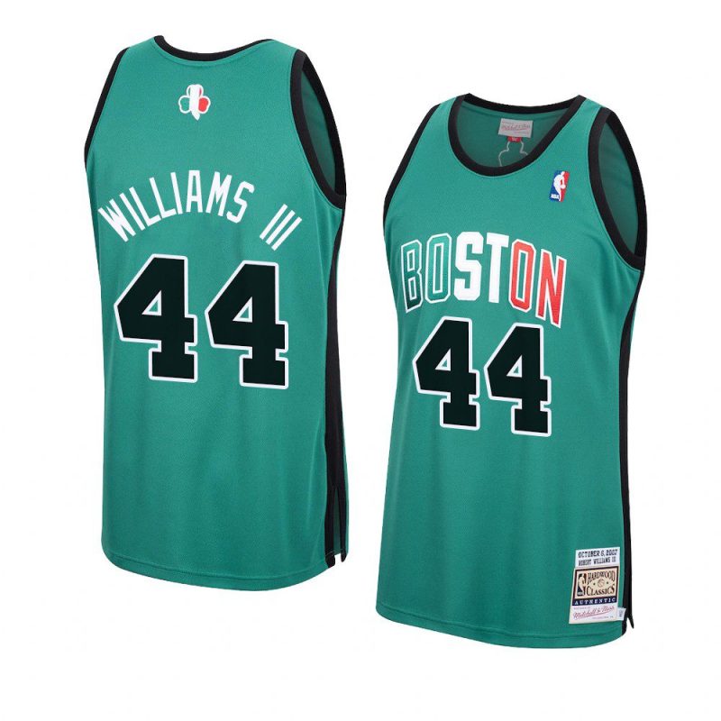 robert williams iii authentic jersey hardwood classics kelly green