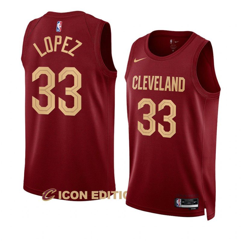 robin lopez cavaliersjersey 2022 23icon edition wineswingman