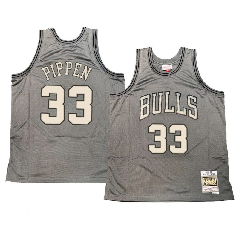 scottie pippen gray hardwood classics jersey