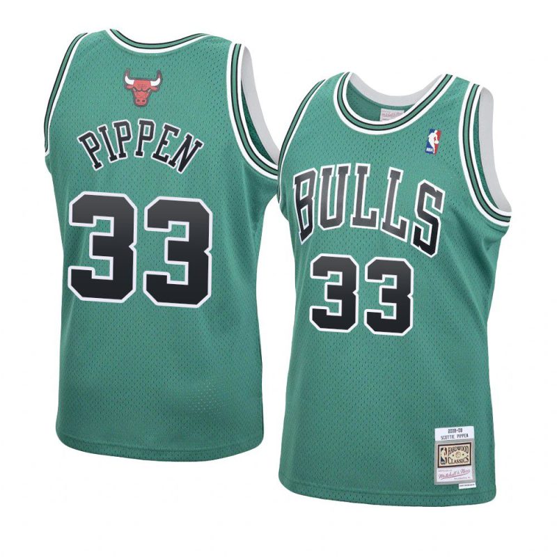 scottie pippen jersey 2008 09 hardwood classics green