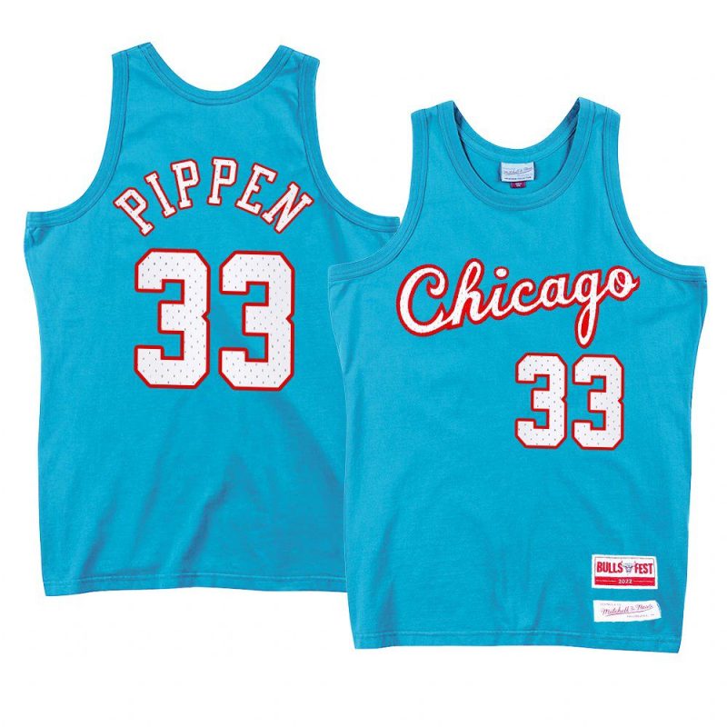 scottie pippen jersey bullsfest blue limited edition