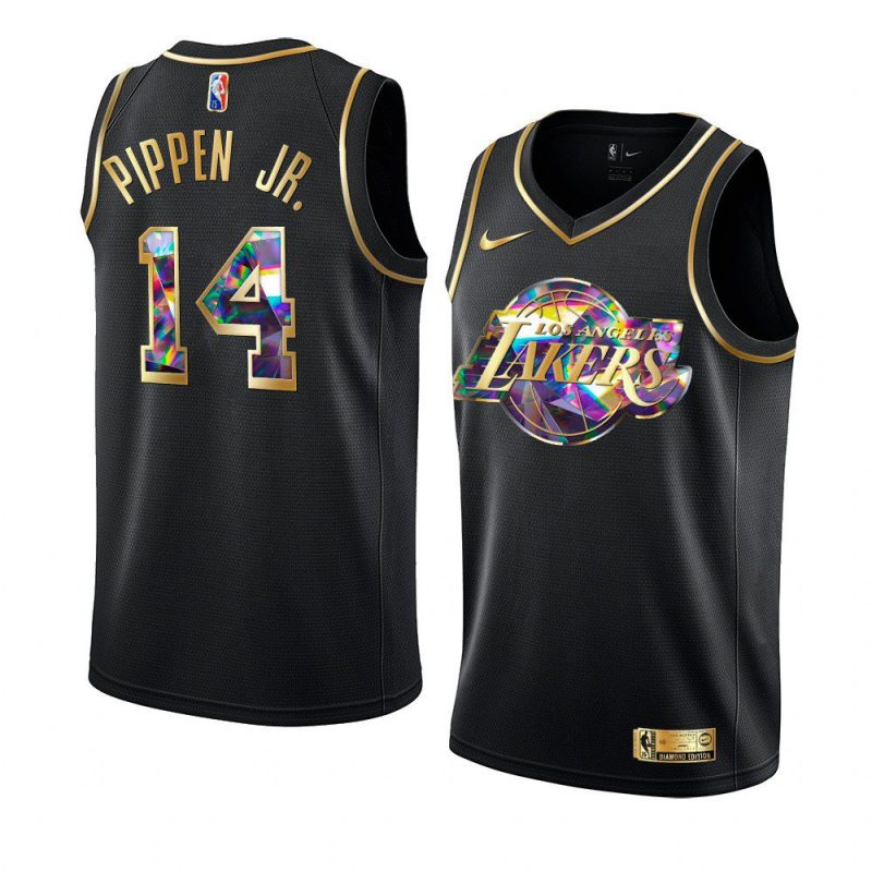 scotty pippen jr. lakers golden diamond logo blackjersey black