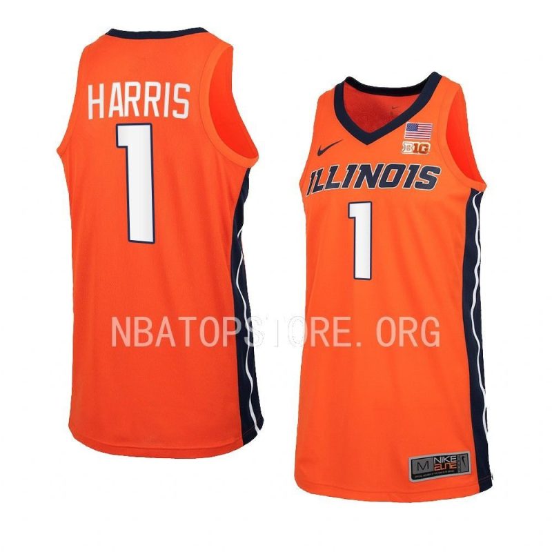 sencire harris jersey replica basketball orange 2022 23