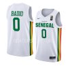 senegal fiba basketball world cup brancou badio white home jersey