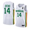 senegal fiba basketball world cup gorgui dieng white home jersey