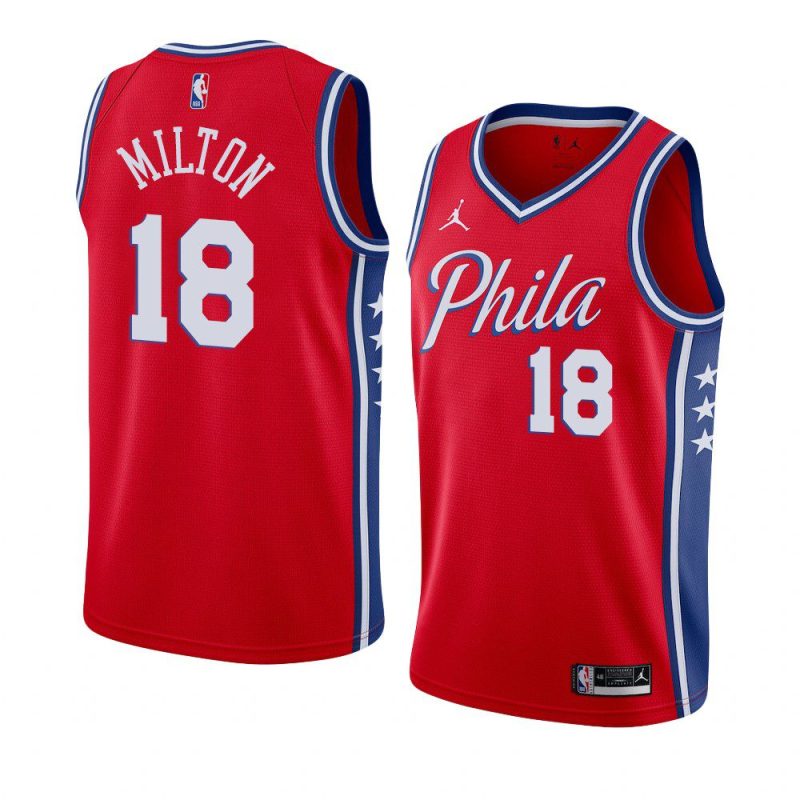 shake milton jersey statement edition red 2020 21