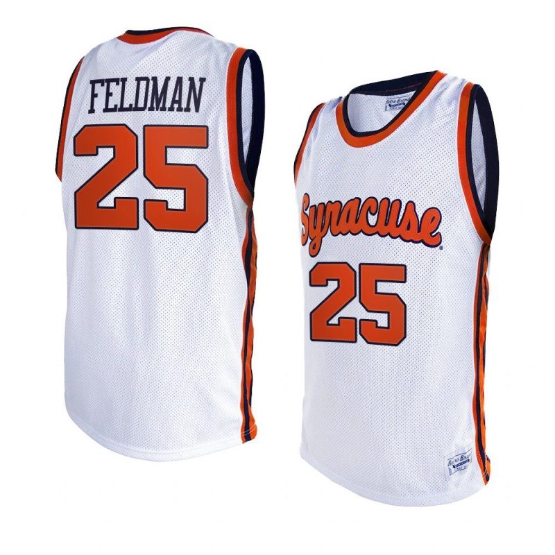 shane feldman original retro jersey college basketball white