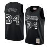 shaquille o'neal jersey hardwood classics black throwback men's