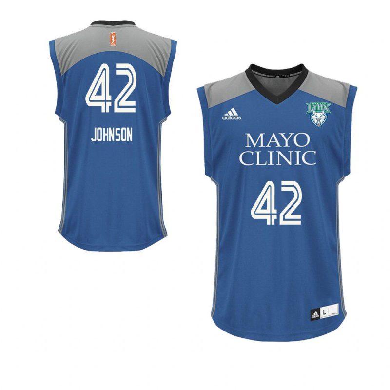 shenise johnson women's jersey swingman blue 2021