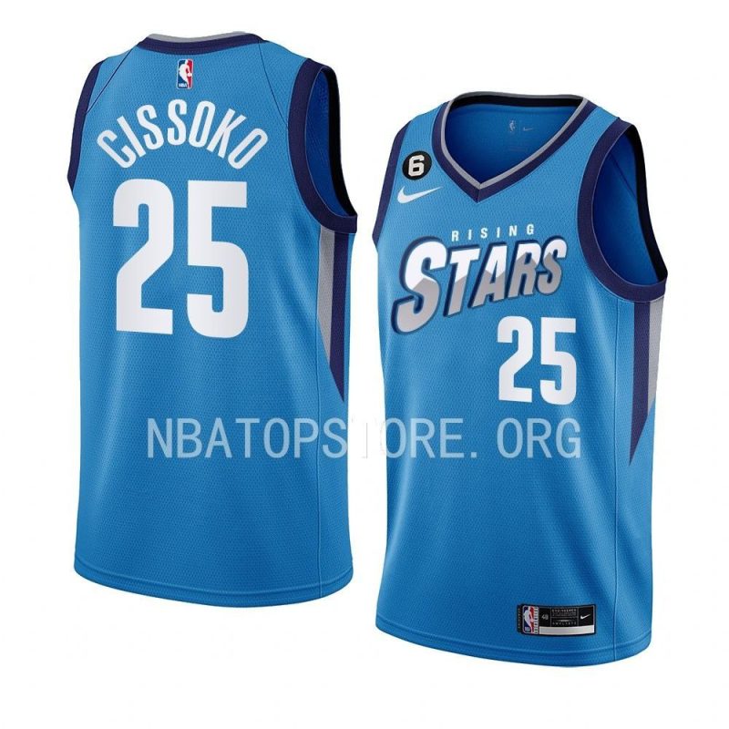 sidy cissoko 2023 nba rising stars jersey g league blue