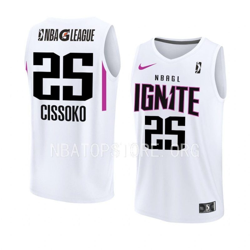 sidy cissoko nba g leaguejersey 2022 23 purple whitereplica