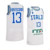 simone fontecchio italyjersey 2023away whitebasketball