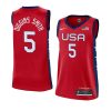 skylar diggins smith women's basketball limited jersey tokyo olympics red 2021