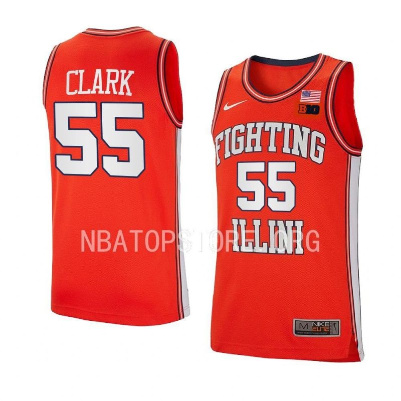 skyy clark jersey retro basketball orange 2022 23