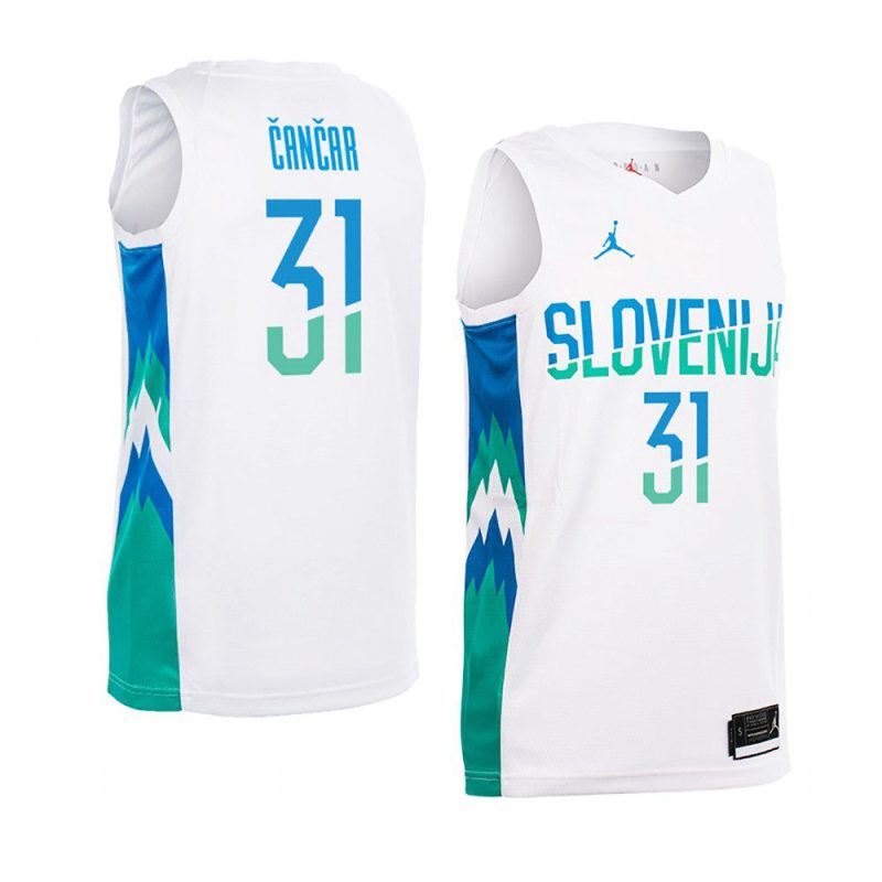 slovenia home vlatko cancar white replica jersey