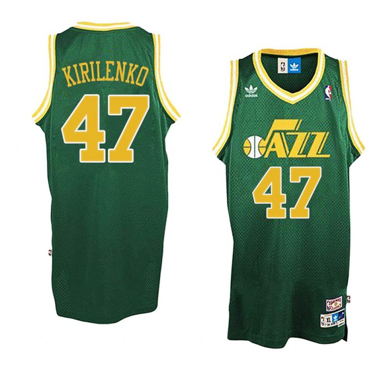 soul andrei kirilenko jersey hardwood classics green