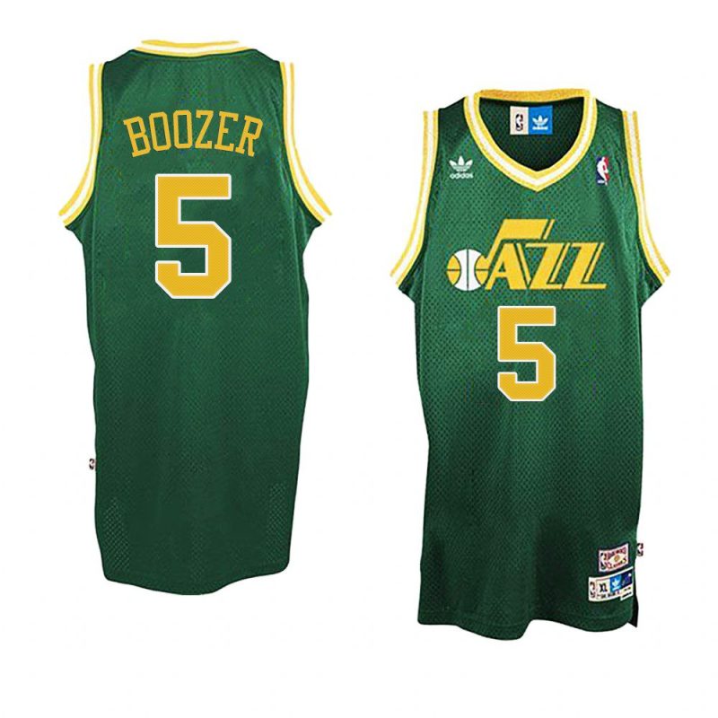 soul carlos boozer jersey hardwood classics green