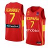 spain 2022 fiba eurobasket final jaime fernandez red away jersey