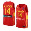 spain 2022 fiba eurobasket final willy hernangomez red away jersey