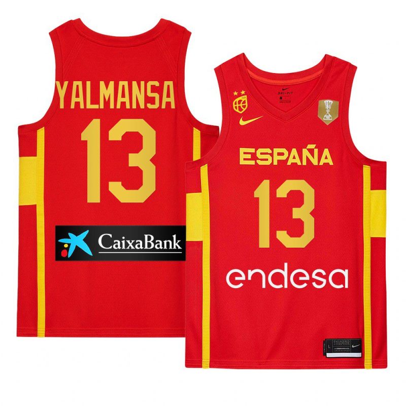 spain fiba u18 european championship 2022 izan almansa red jersey