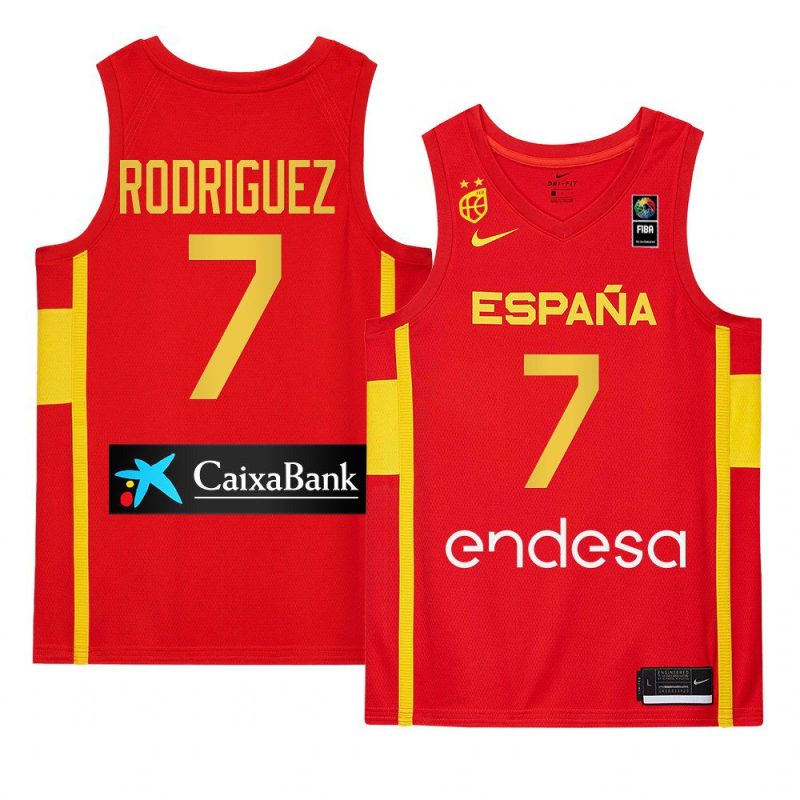 spain fiba u18 european championship jordi rodriguez red jersey