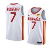 spain fiba u18 european championship jordi rodriguez white jersey