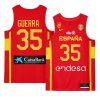 spain team 2023 fiba basketball world cup fran guerra red champions patch jersey