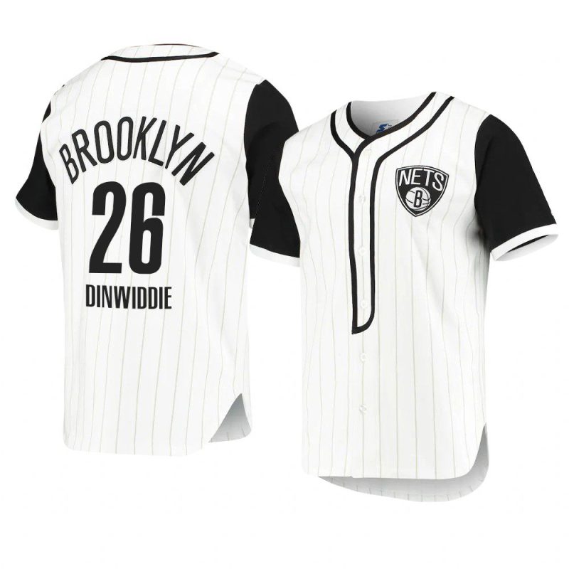 spencer dinwiddie fashion jersey scout baseball white