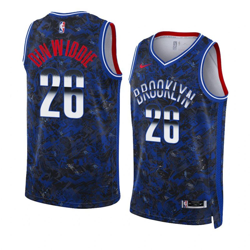 spencer dinwiddie jersey select series royal