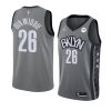 spencer dinwiddie jersey statement edition gray men's