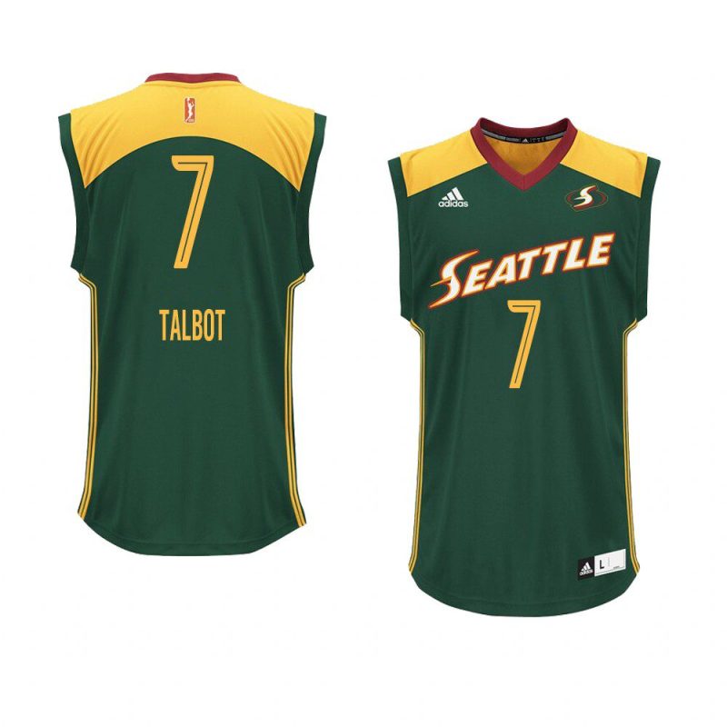 stephanie talbot women's jersey authentic green 2021