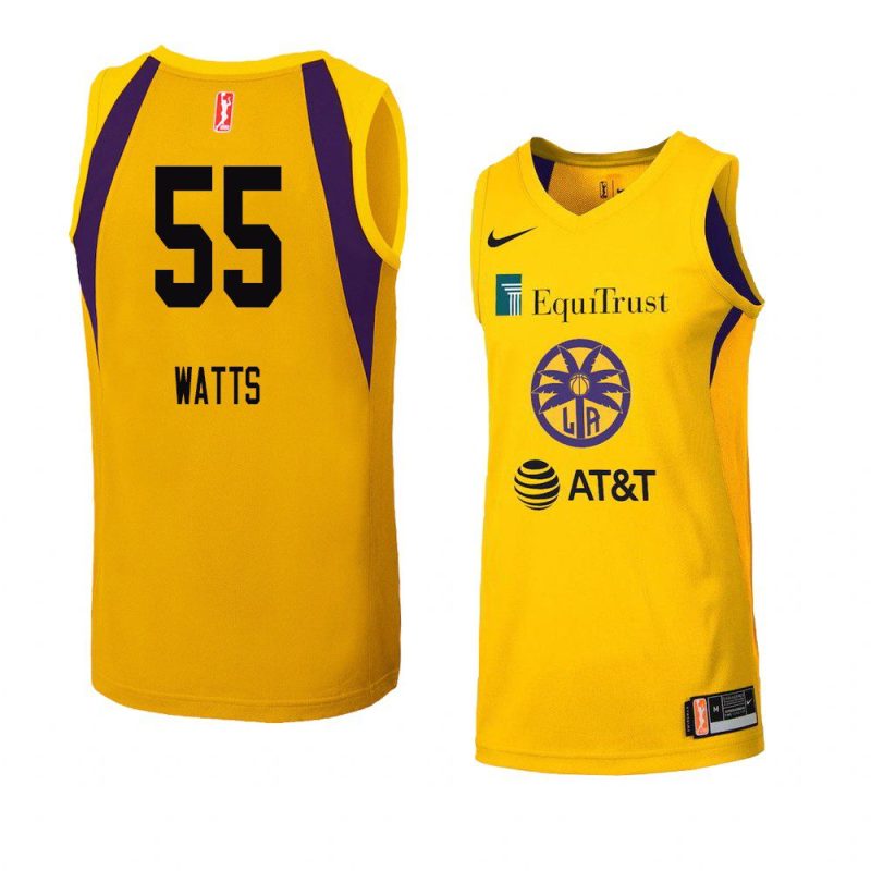 stephanie watts women's jersey swingman yellow 2021