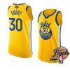 stephen curry gold 2022 nba finals jersey