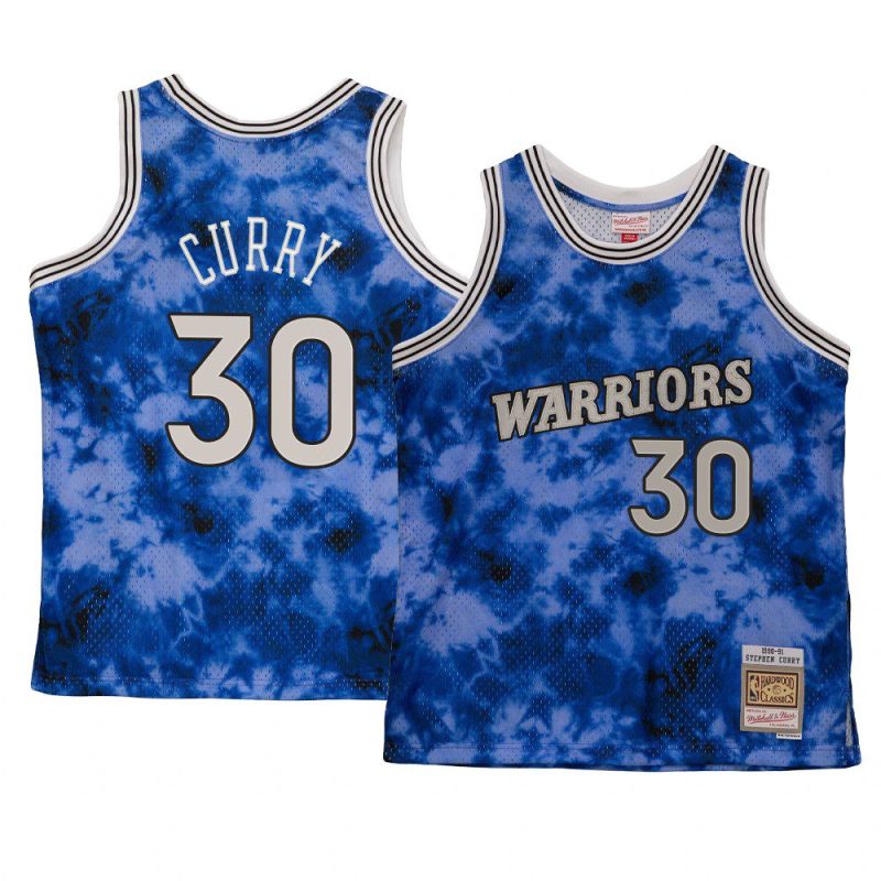 stephen curry jersey galaxy blue