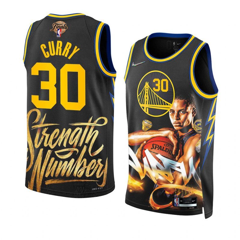 stephen curry warriors stars of game blackjersey black