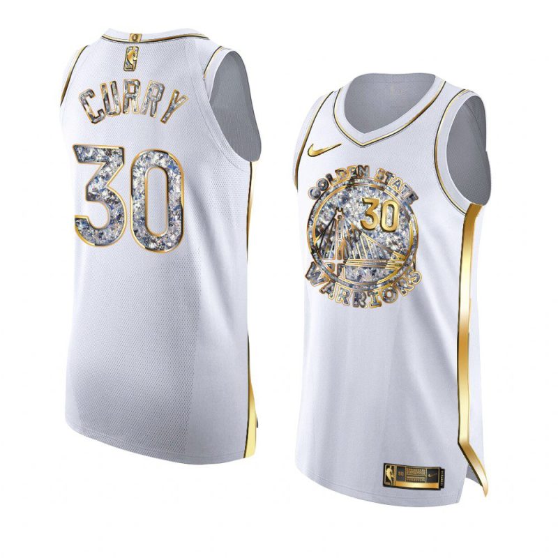 stephen curry white 2022 nba playoffs jersey