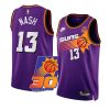 steve nash classic edition jersey 30th anniversary purple