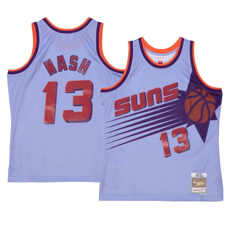 steve nash suns jersey space knit purple 1996 97 hwc