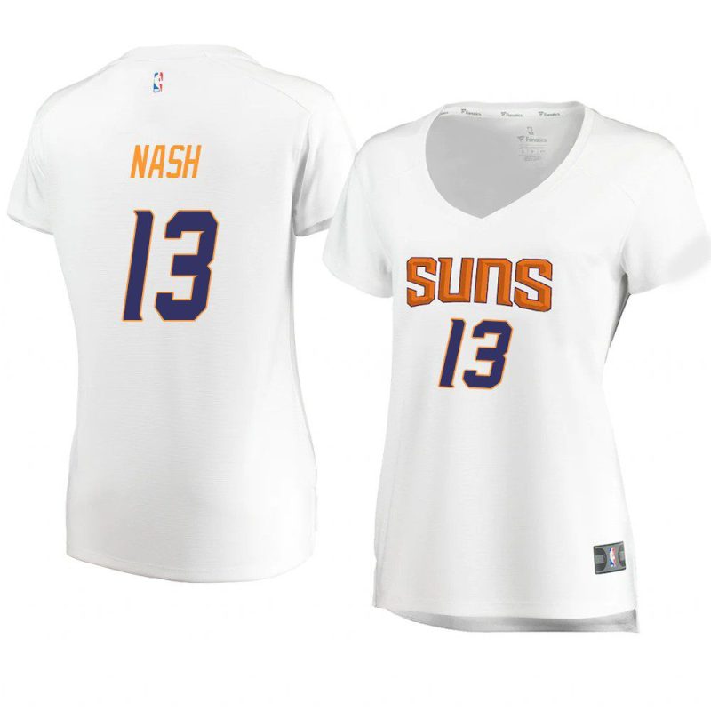 steve nash women's jersey association edition white 2021